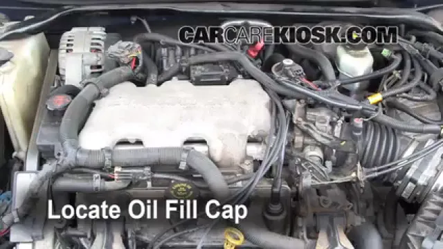 2001 Chevrolet Impala 3.4L V6 Huile Ajouter de l'huile